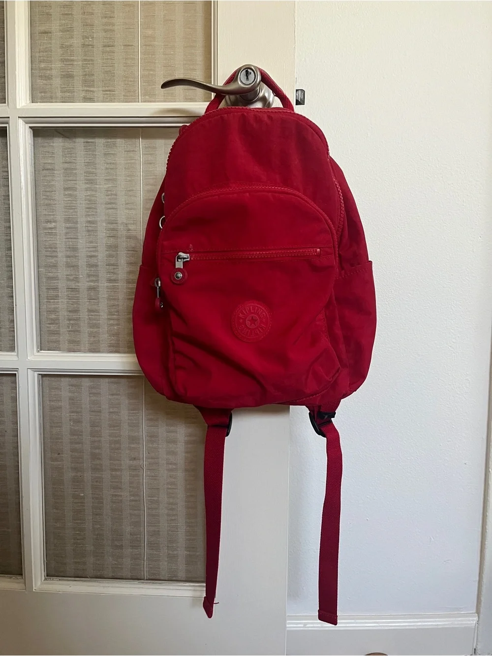 Kipling Seoul Small Red Rouge Backpack